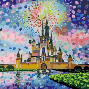 „Disney Castlе“, standard Kit, painting by numbers, 35х45cm, ROSA START