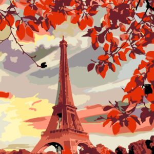 „Eiffel Tower“, standard Kit, painting by numbers, 35х45cm, ROSA START