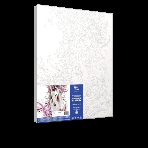 „Вeautiful Нorse“, standard Kit, painting by numbers, 35х45cm, ROSA START