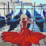 „Embankment  of Venice“, standard Kit, painting by numbers, 35х45cm, ROSA START