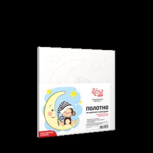 „Приємних снів“, полотно на картоні з контуром, 20х20, бавовна, акрил, ROSA START