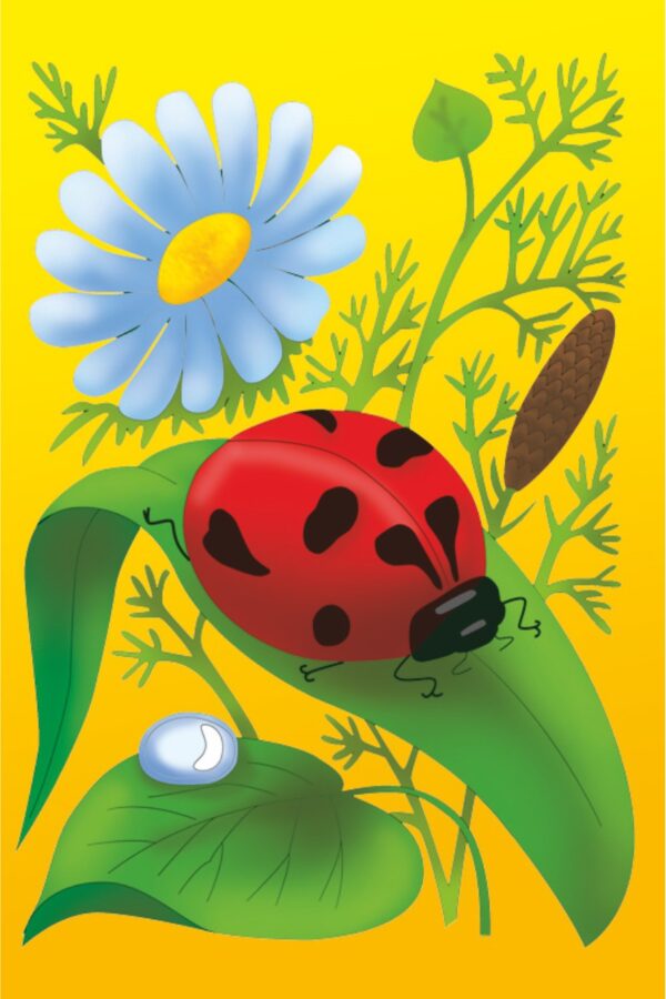 „Cartoons № 21“, сardboard with an outline, 20х30, cotton, acrylic , ROSA START