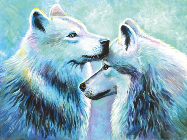 Animals №5, Canvas Panel with outline, 30х40, cotton, acrylic, ROSA START