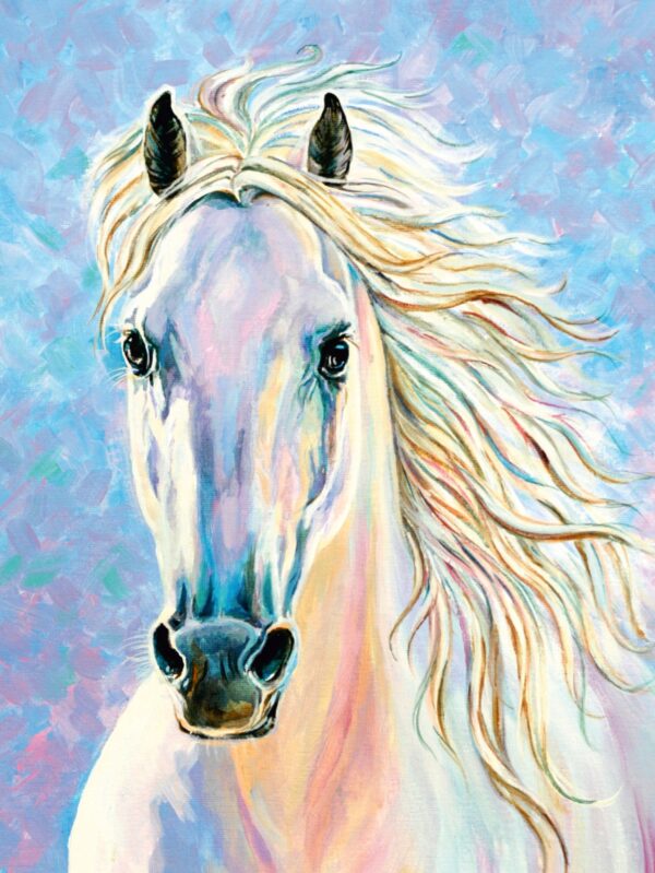 Animals №4, Canvas Panel with outline, 30х40, cotton, acrylic, ROSA START