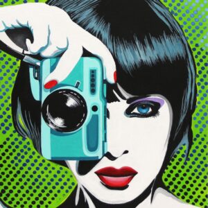 „Paparazzi“, Canvas Panel with outline, 30х40, cotton, acrylic, ROSA START