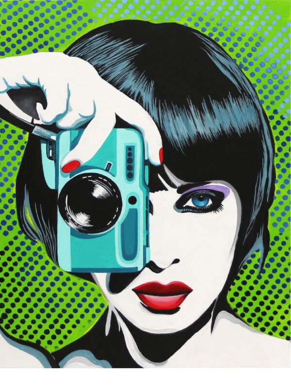 „Paparazzi“, Canvas Panel with outline, 30х40, cotton, acrylic, ROSA START