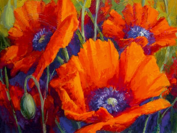 Still life №9, Canvas Panel with outline, 30х40, cotton, acrylic, ROSA START