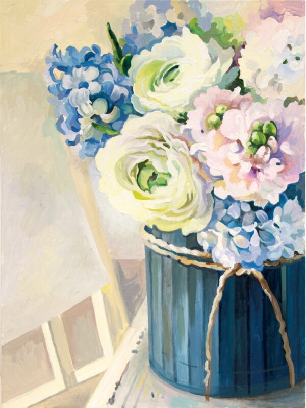 Натюрморт №26, полотно на картоні з контуром, 30х40, бавовна, акрил, ROSA START