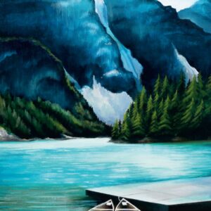 Пейзаж №29, полотно на картоні з контуром, 30х40, бавовна, акрил, ROSA START