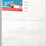 „Azure Сoast“, standard Kit, painting by numbers, 35х45cm, ROSA START