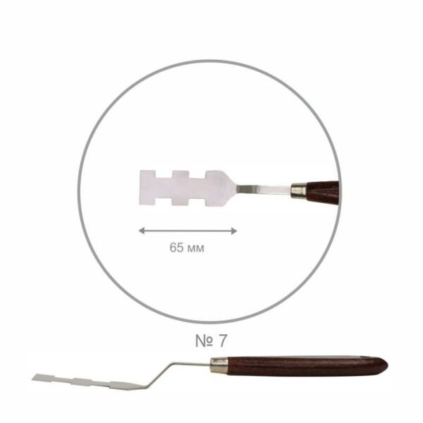 Мастихін ROSA Studio ArtWork №7 прямокутний довжина 6,5см