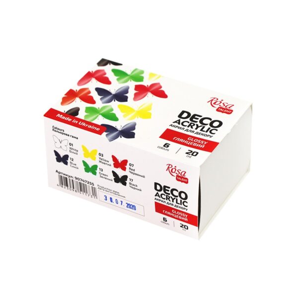 Paints gloss 9x20ml ROSA START