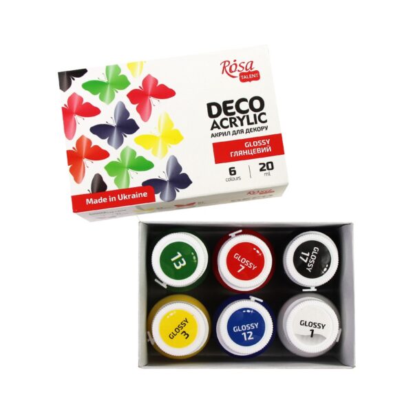 Paints gloss 9x20ml ROSA START