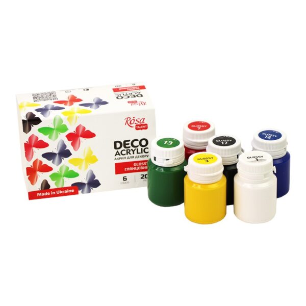 Paints gloss 9x20ml ROSA START