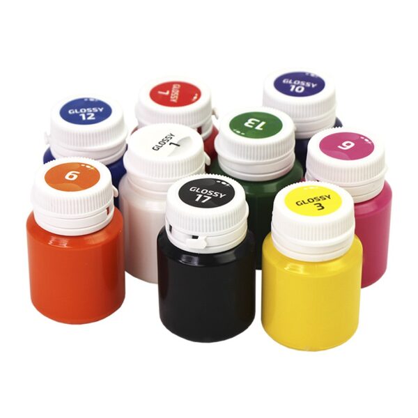 Paints gloss 9x20ml ROSA START