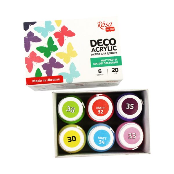 Фарби глянцеві 9кол 20мл ROSA START