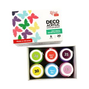 Paints gloss 9x20ml ROSA START