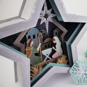 Sets of workpieces on the "Winter themes" plywood stand ROSA TALENT