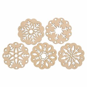 Заготовка „Шишка“ фанера 6,7х8,0 см 4 шт. ROSA TALENT