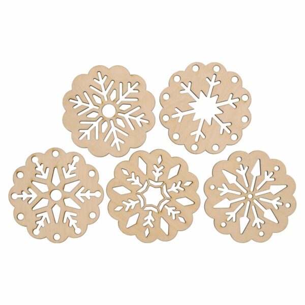 Заготовка „Шишка“ фанера 6,7х8,0 см 4 шт. ROSA TALENT