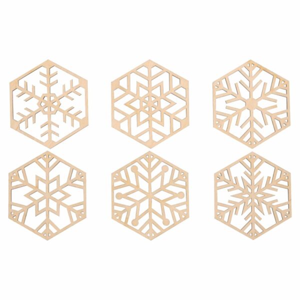 Заготовка „Шишка“ фанера 6,7х8,0 см 4 шт. ROSA TALENT