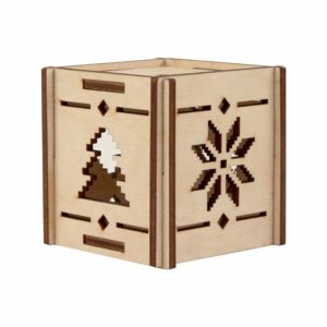 Preparation "Shishka" of plywood 6.7х8.0 cm 4 pcs. ROSA TALENT