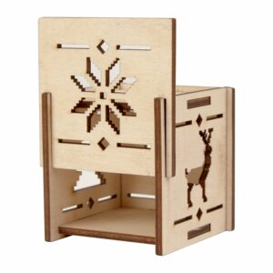 Preparation "Shishka" of plywood 6.7х8.0 cm 4 pcs. ROSA TALENT