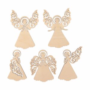 Заготовка „Ялинка 3Д“ фанера 8,2х10см  4 шт. ROSA TALENT