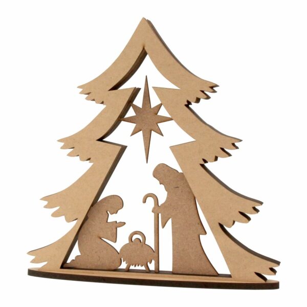 Заготовка „Шишка“ фанера 6,7х8,0 см 4 шт. ROSA TALENT