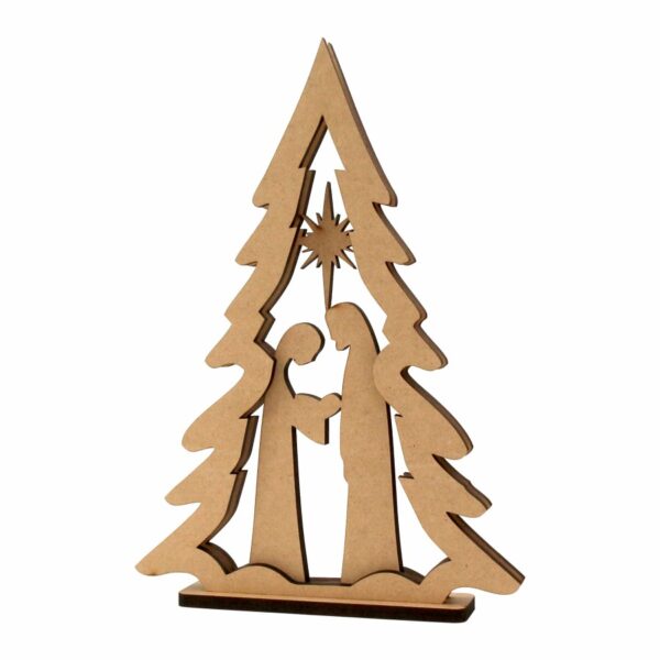 Заготовка „Шишка“ фанера 6,7х8,0 см 4 шт. ROSA TALENT