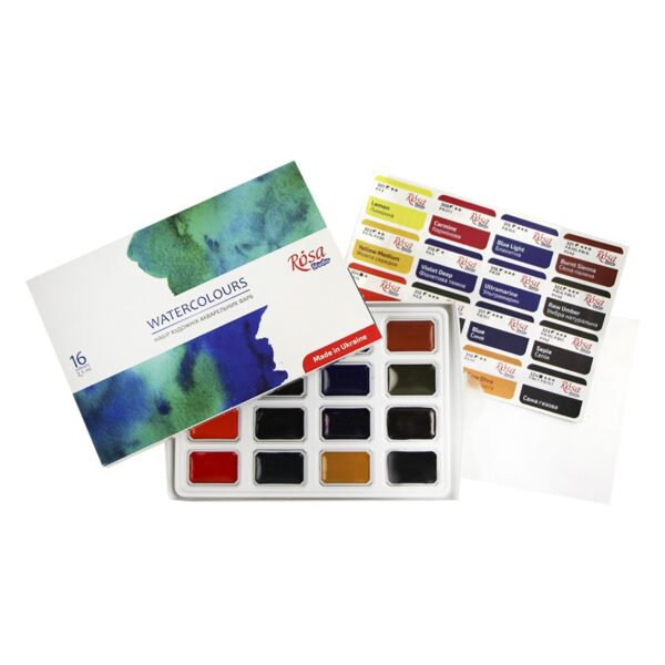 Набір гуашевих фарб ROSA Studio 9х20мл