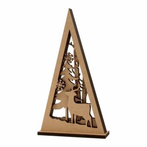 Preparation "Shishka" of plywood 6.7х8.0 cm 4 pcs. ROSA TALENT