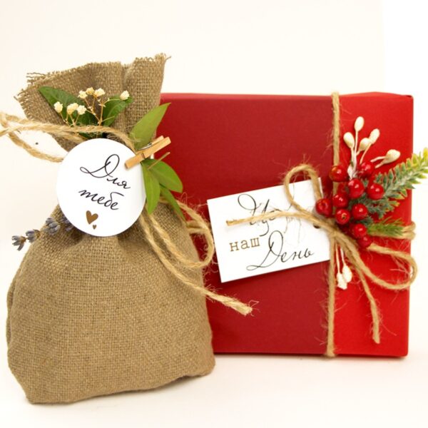 Paper glossy one-sided  „Words. Phrases. Greetings“ Ukrainian language 250g/m2 ROSA TALENT