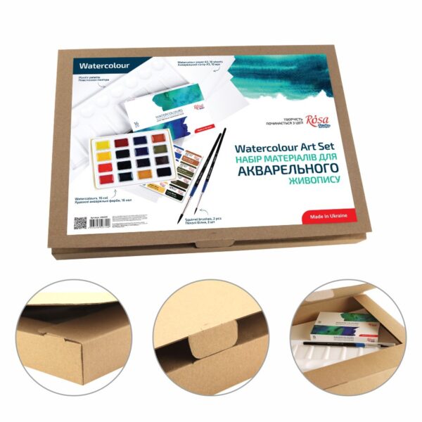 Набір гуашевих фарб ROSA Studio 9х20мл