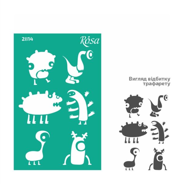 Adhesive Stencil „Children's“ 13x20 cm ROSA TALENT