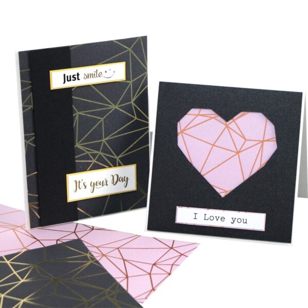 Matt paper double-sided „Valentine's Mood“ 21х29,7cm 200g/m2 ROSA TALENT