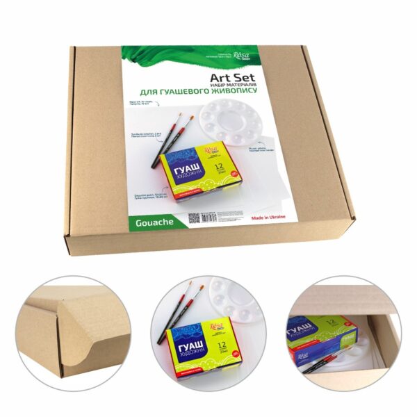 Набори матеріалів для гуашевового живопису ROSA Studio