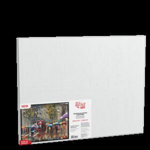 Міста №4, полотно на картоні з контуром, 30х40, бавовна, акрил, ROSA START