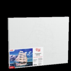 Seascapes №7, Canvas Panel with outline, 30х40, cotton, acrylic, ROSA START