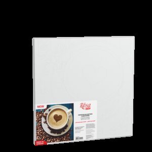 Натюрморт №40, полотно на картоні з контуром, 30х30, бавовна, акрил, ROSA START