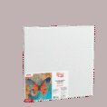 „Butterfly 1“,  полотно на картоні з контуром, 30х30, бавовна, акрил, ROSA START