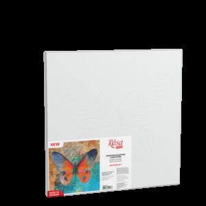 „Butterfly 1“, Canvas Panel with outline, 30х30, cotton, acrylic, ROSA START