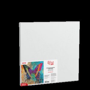 „Butterfly 2“, Canvas Panel with outline, 30х30, cotton, acrylic, ROSA START