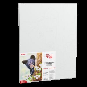 Animals №7, Canvas Panel with outline, 30х40, cotton, acrylic, ROSA START