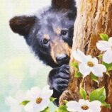 Animals №7, Canvas Panel with outline, 30х40, cotton, acrylic, ROSA START