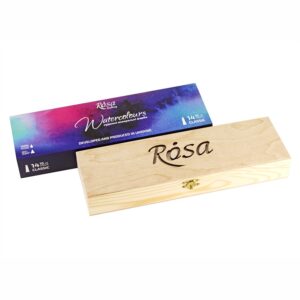 Набір акварелі "Класика" в металевому пеналі 14кол ROSA Gallery