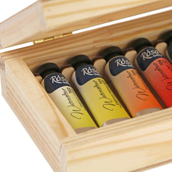 Набір акварелі "Класика" в метал. пеналі 14кол ROSA Gallery