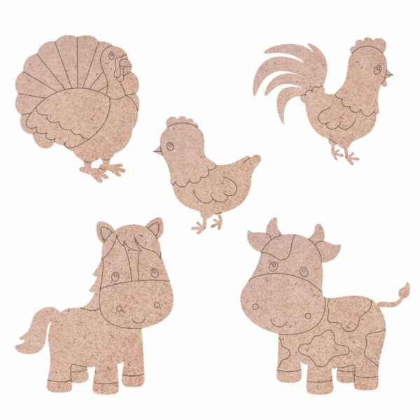 Заготовка „Великодній кролик“ на підставці МДФ ROSA TALENT