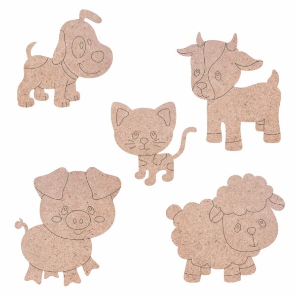 Заготовка „Великодній кролик“ на підставці МДФ ROSA TALENT