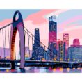 „Big City“, kit, painting by numbers, 35х45cm, ROSA START